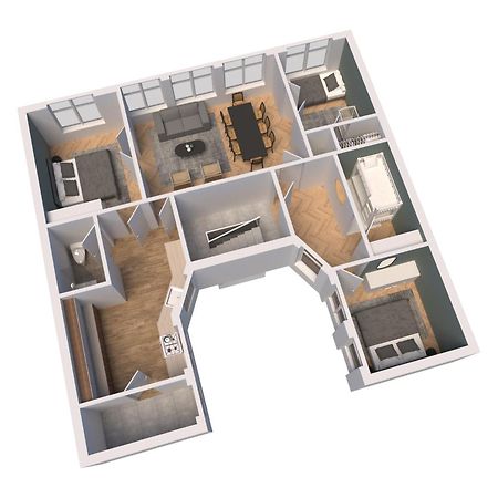 Large Apartment With Canal View In Central Cph City Kodaň Exteriér fotografie
