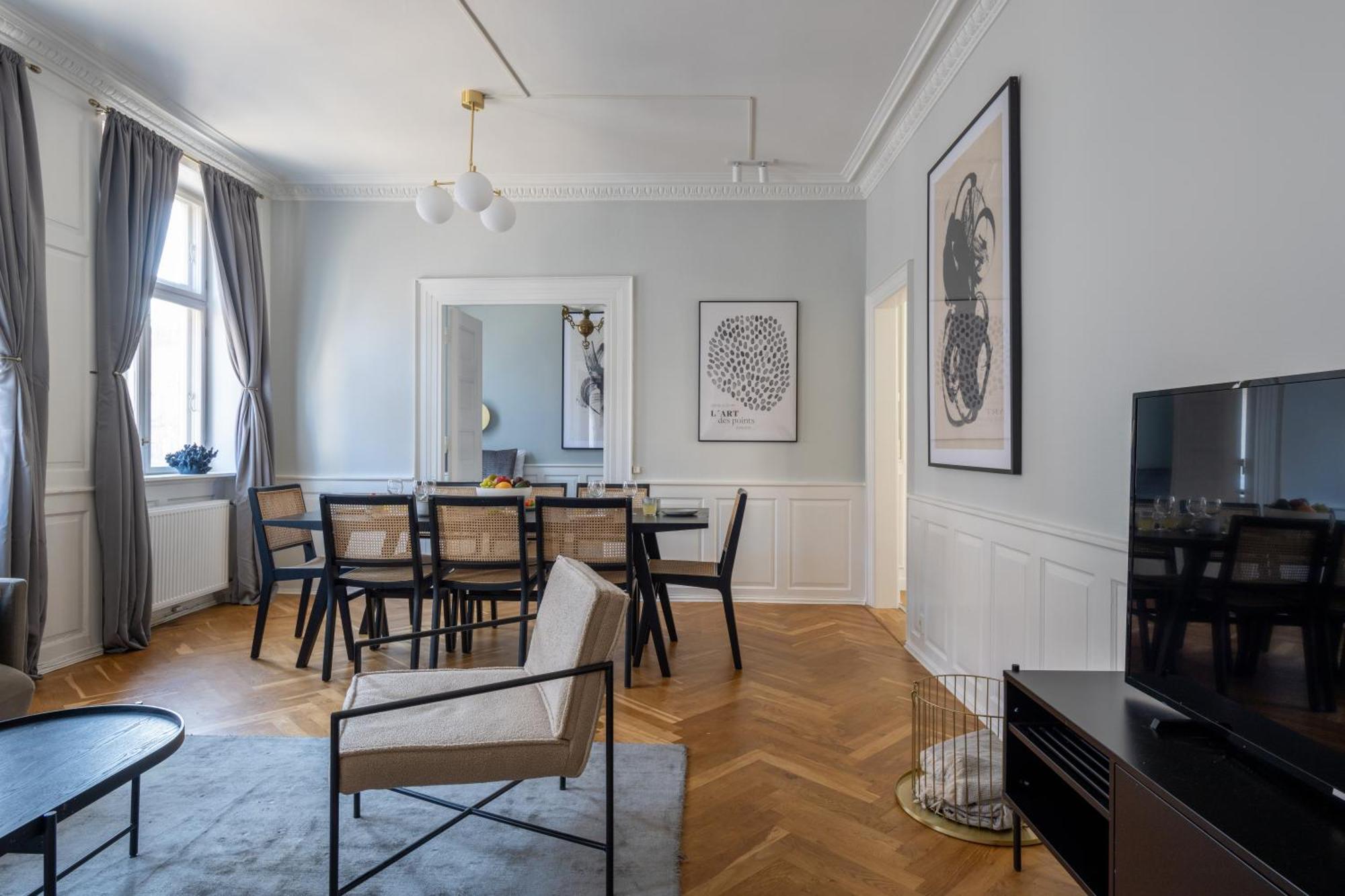 Large Apartment With Canal View In Central Cph City Kodaň Exteriér fotografie